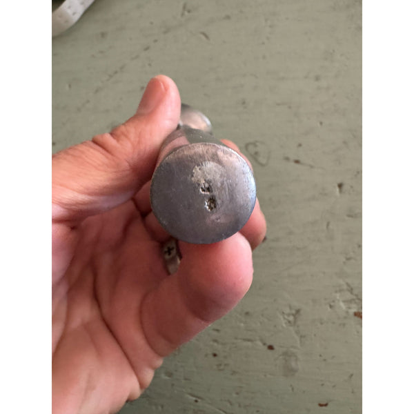 Vintage 1950s Aluminum Ice Cream Scoop With Ribbed Handle Design Durable Metal Tool