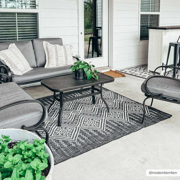 Frankville Outdoor Rug geometric