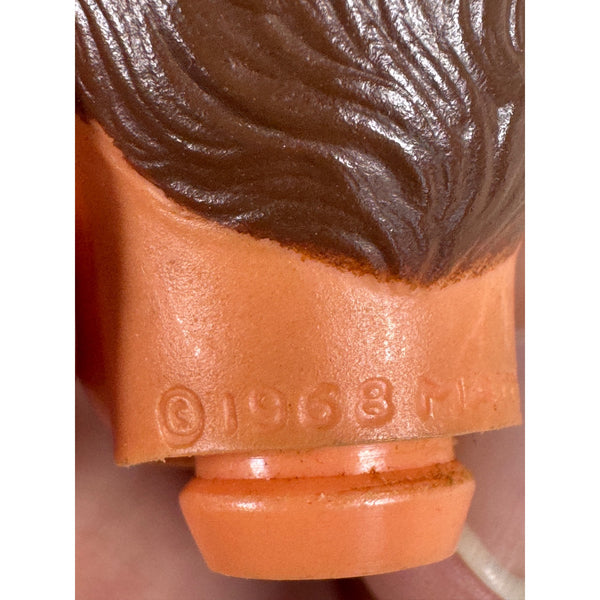 Ken Doll Replacement Head Brown Hair Blue Eyes Vintage 1968 Barbies Boyfriend