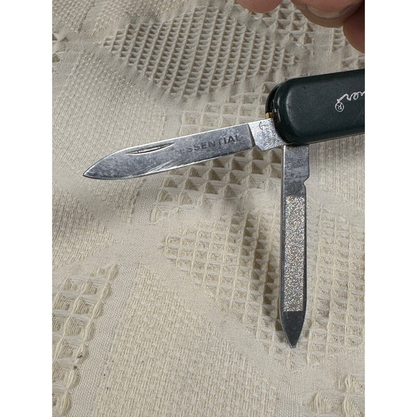 Eddie Bauer Wenger Swiss Army Multi Tool Pocket Knife Green Stainless Steel Mini