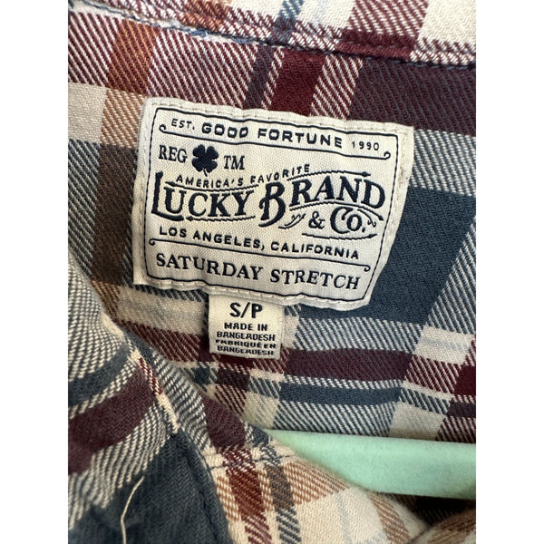 Lucky Brand Men's Teal Flannel