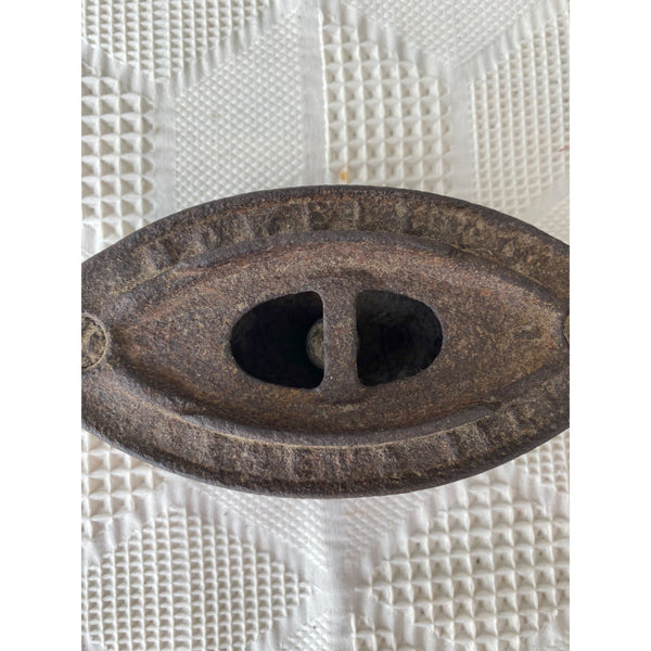 Antique Howell Co SAD Clothes Iron Vintage Cast Iron Doorstop or Collectible