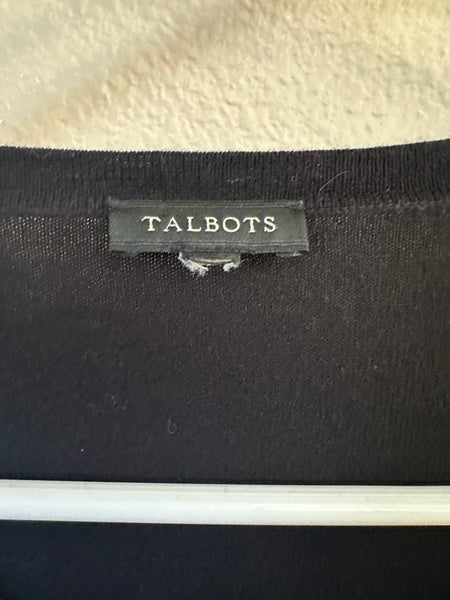 Talbots Black Cardigan