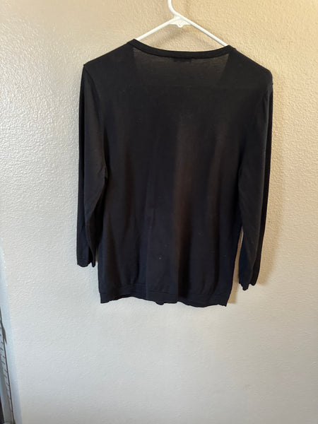 Talbots Black Cardigan