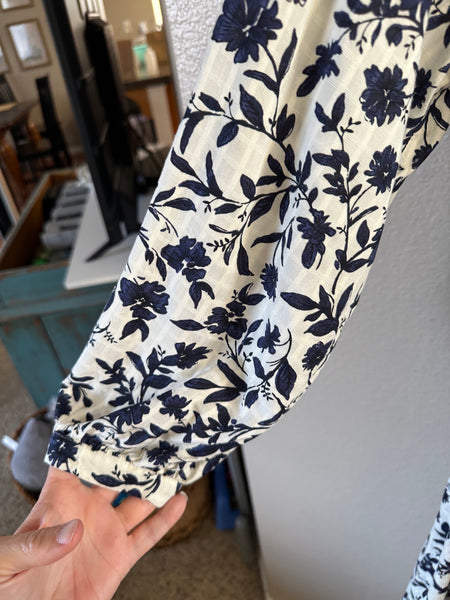 Old Navy Blue Floral Dress