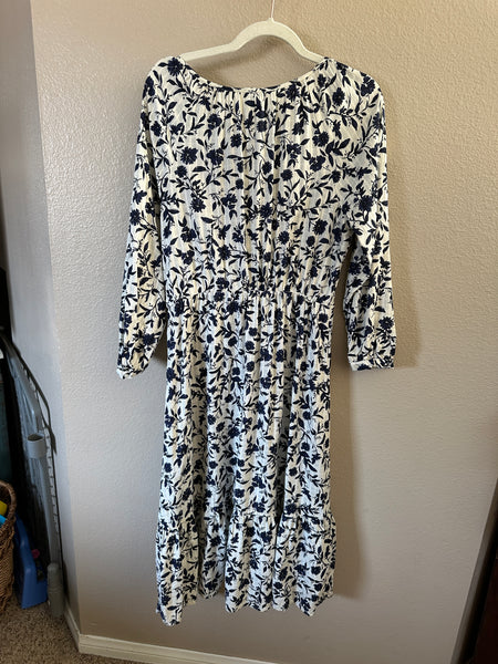 Old Navy Blue Floral Dress