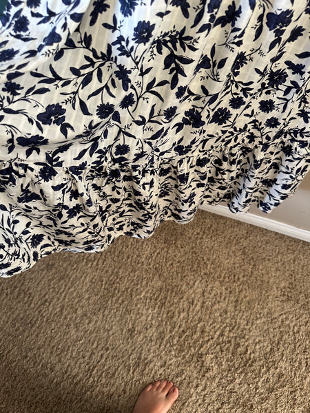 Old Navy Blue Floral Dress