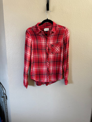 Universal Threads Red Plaid Shirt