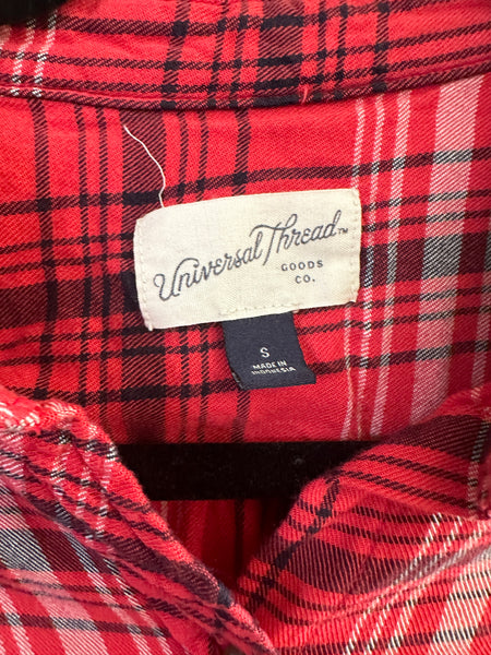 Universal Threads Red Plaid Shirt