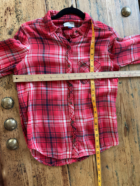 Universal Threads Red Plaid Shirt