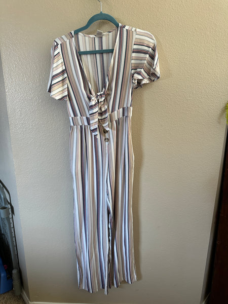 Mimi Chica Striped Jumpsuit