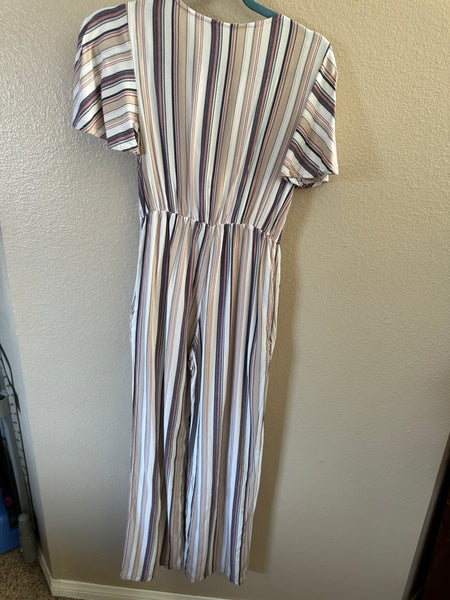 Mimi Chica Striped Jumpsuit