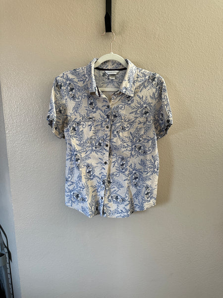 Christopher & Banks Floral Blouse