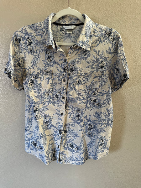 Christopher & Banks Floral Blouse