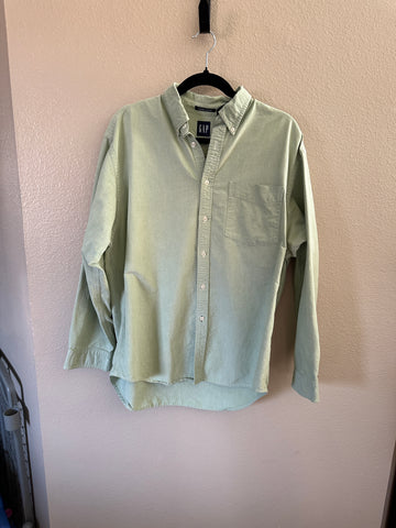 Gap Light Green Men's Dress Shirt