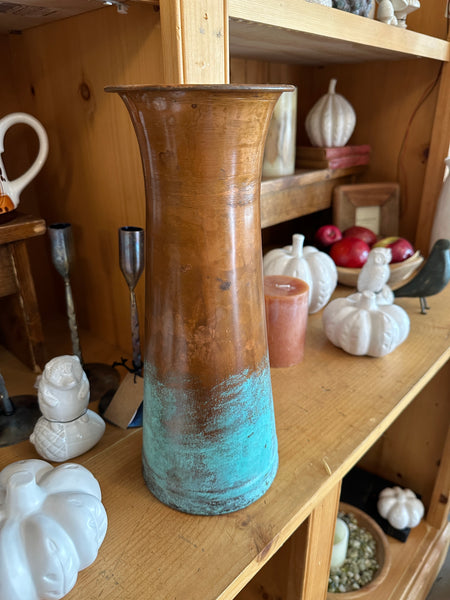 Two-Toned Copper Vase