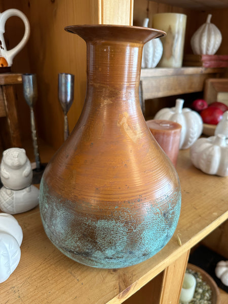 Two-Toned Copper Vase