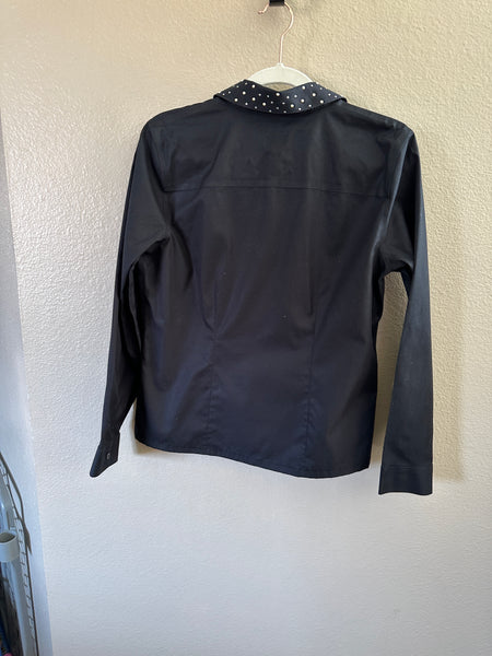 Chico's Black Long Sleeve Blouse