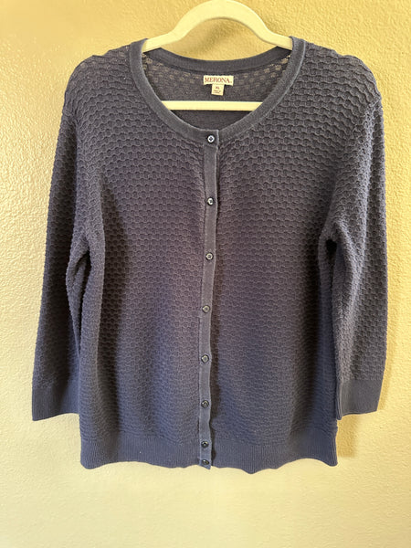 Merona Navy Blue Cardigan