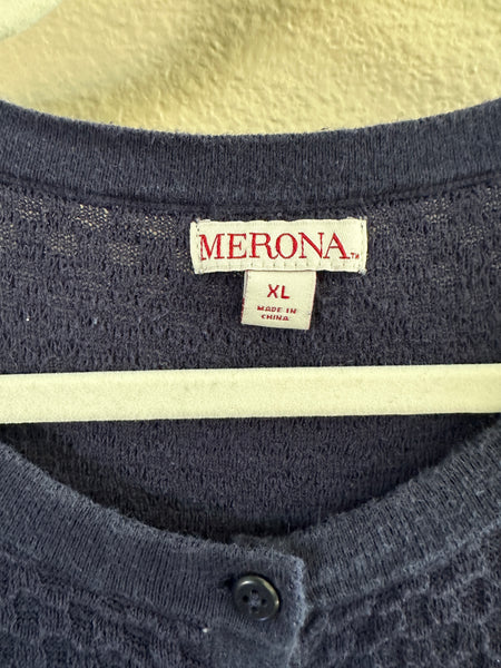 Merona Navy Blue Cardigan