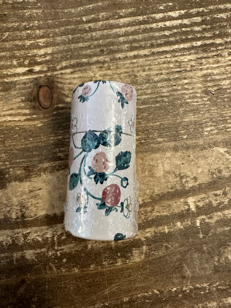 Safety Matches in Tube Matchbox with Floral Print