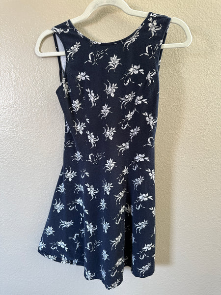 Forever 21 Navy Blue Floral Dress