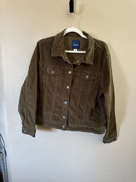 Basic Edition Brown Corduroy Jacket