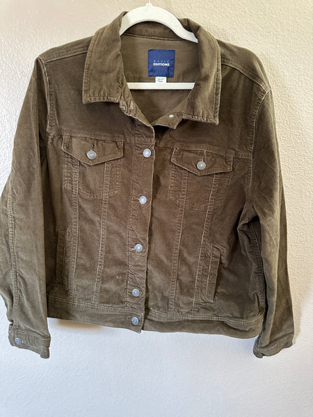 Basic Edition Brown Corduroy Jacket