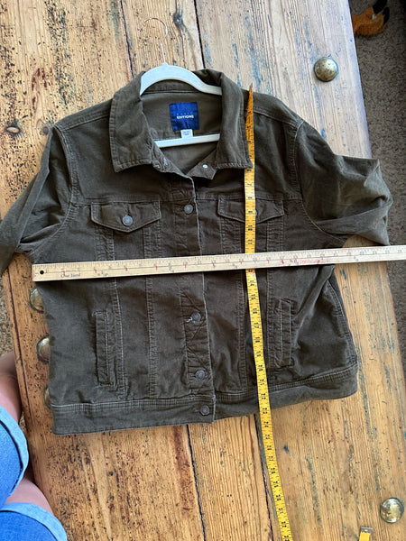 Basic Edition Brown Corduroy Jacket