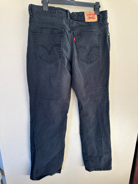 Levi's 550 Black Bootcut Jeans