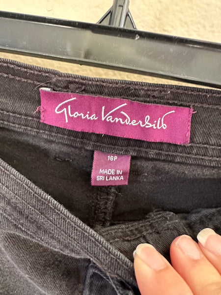 Gloria Vanderbult Taper Leg Black Jeans