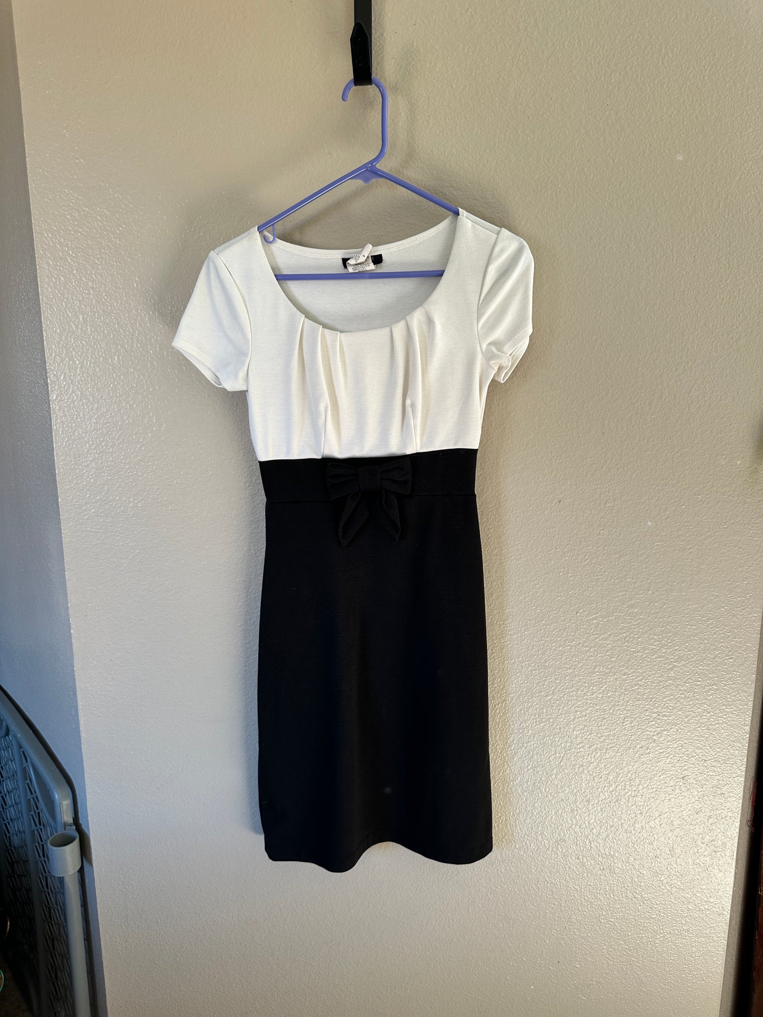 B. Smart Black and White Dress