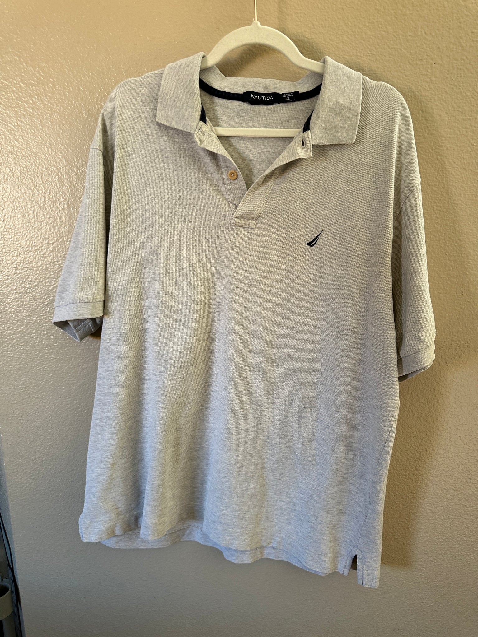 Nautica Men's Gray Polo