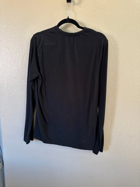 Express Men's Black Long Sleeve Shirt