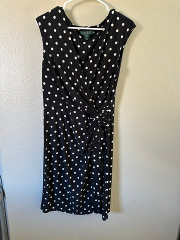 Lauren Ralph Lauren Black Polka Dot Dress