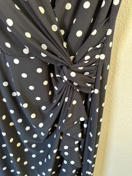 Lauren Ralph Lauren Black Polka Dot Dress