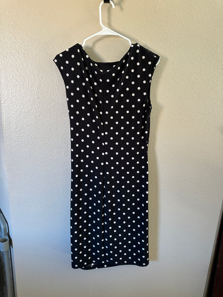 Lauren Ralph Lauren Black Polka Dot Dress