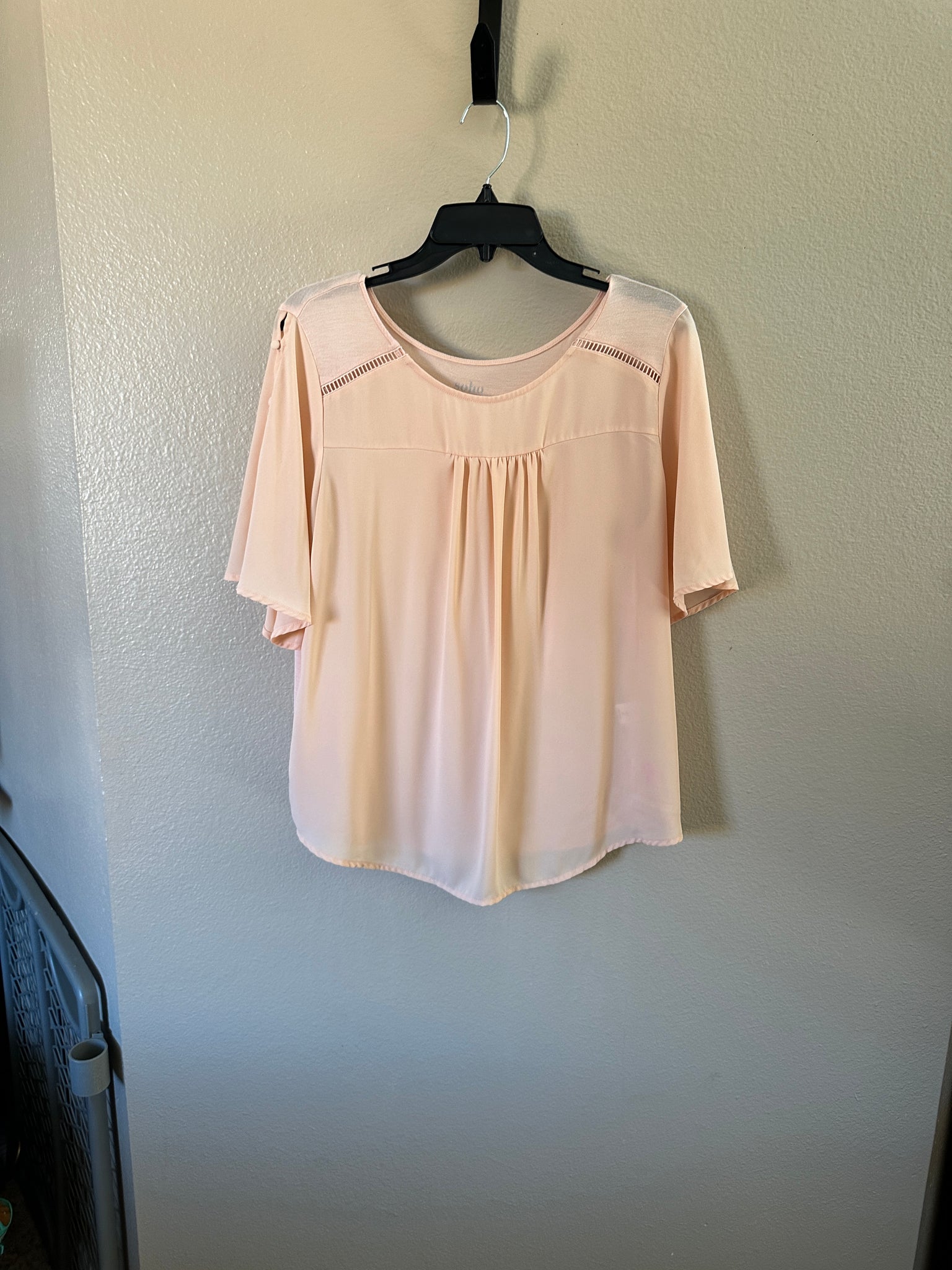 Soho Peach Blouse