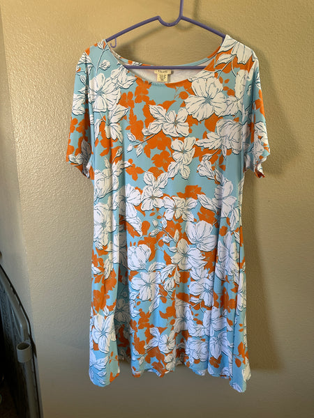 Yelete Floral Dress-NWT