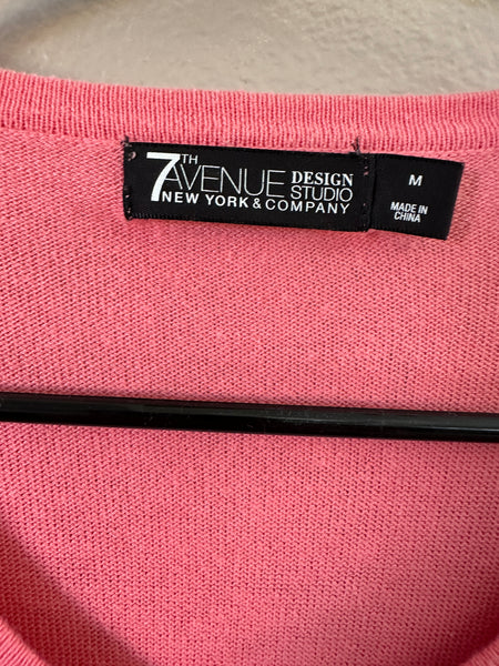 7th Avenue Pink Cardigan