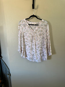 Rose & Thyme Pink Floral Blouse