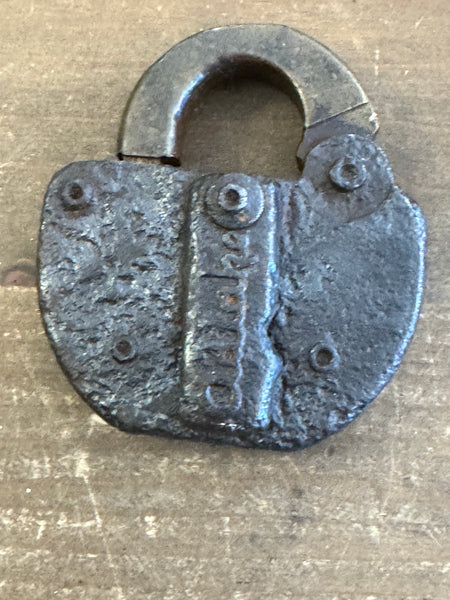 Antique Adlake Railway Padlock front view