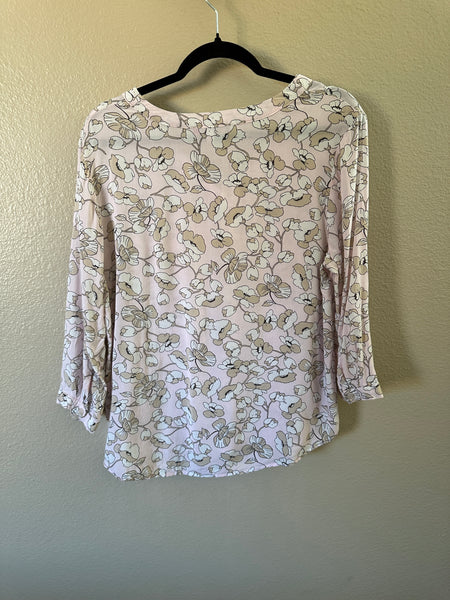 Rose & Thyme Pink Floral Blouse