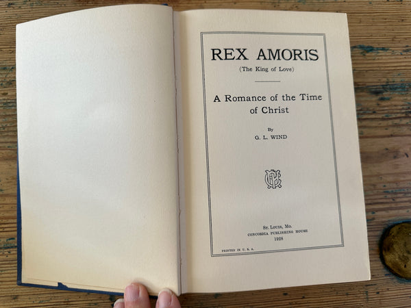 1928 Rex Amoris title page