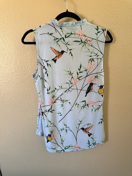 7th Avenue Sleeveless Floral Blouse