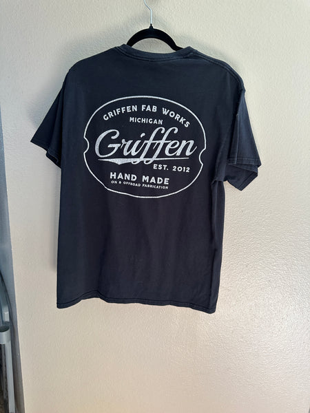 Griffen Black Graphic T-Shirt