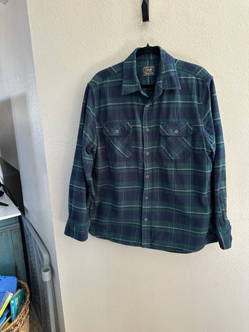 Jachs Mfg. Mens Heritage Blue & Green Flannel