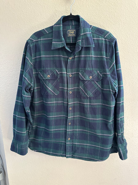 Jachs Mfg. Mens Heritage Blue & Green Flannel