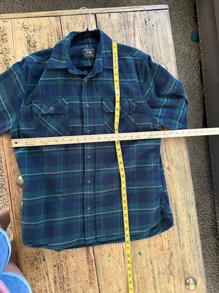 Jachs Mfg. Mens Heritage Blue & Green Flannel