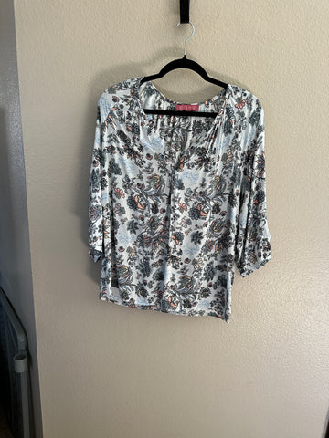 Rose & Thyme Floral Blouse